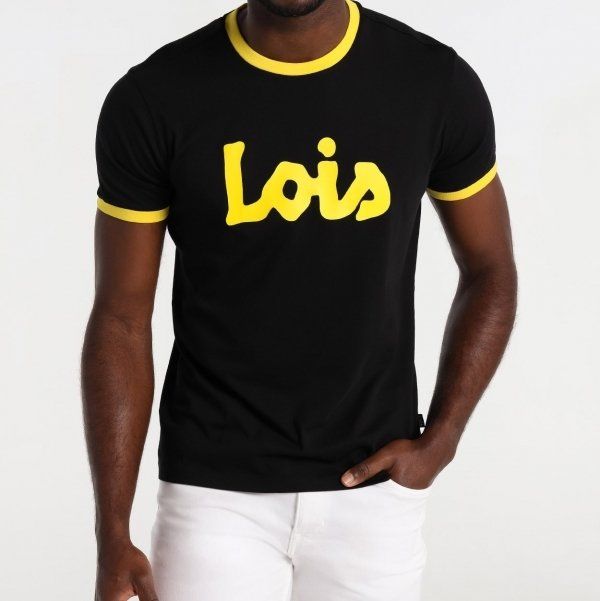 Camiseta negra LOIS de Lois