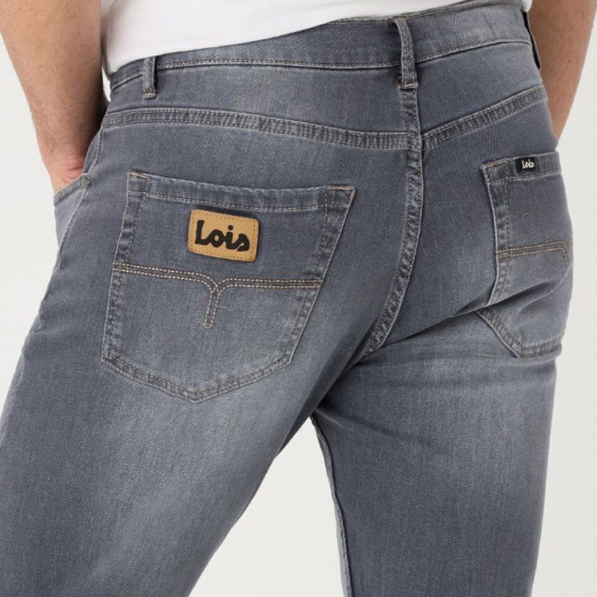 Pantalón 5 bolsillos gris de Lois