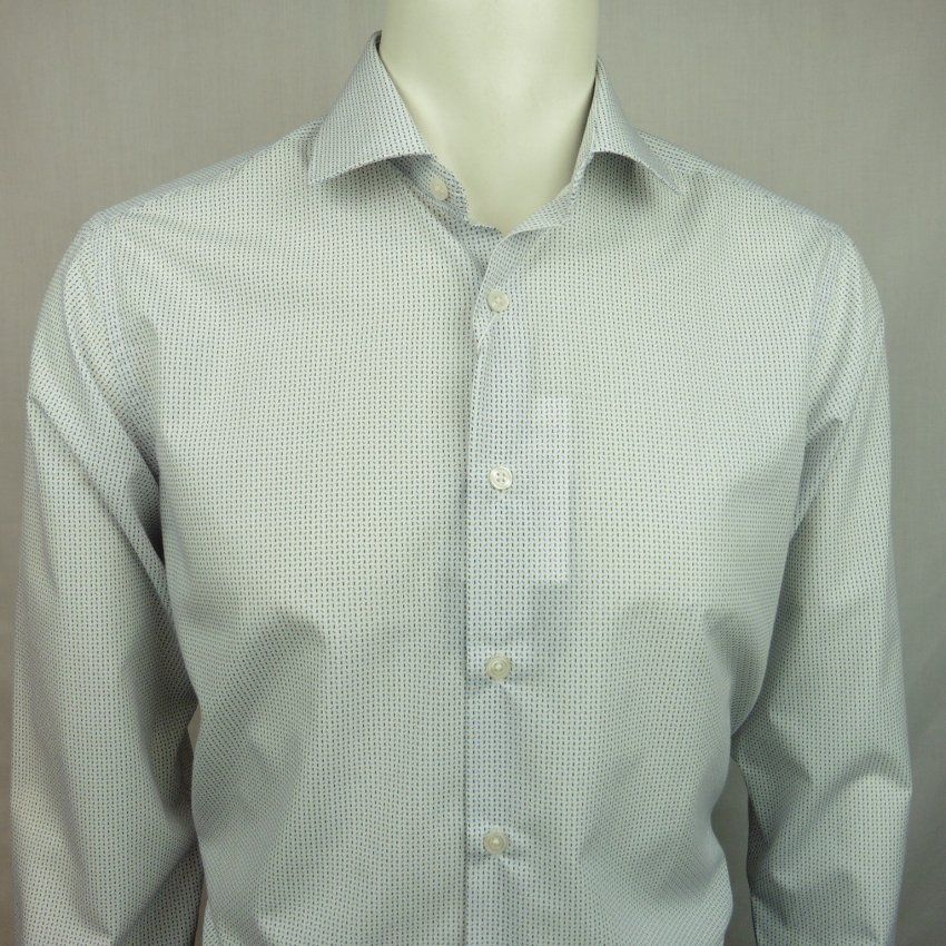 Camisa mini guiones marrones y azules de Corsare