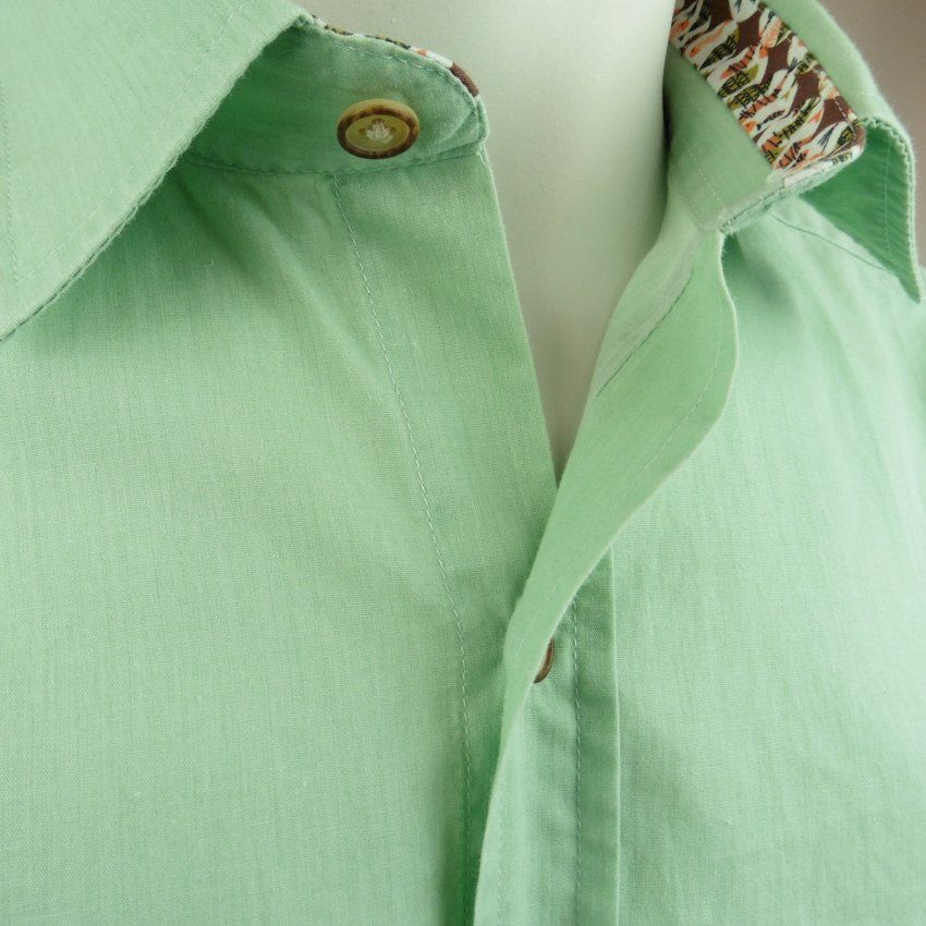 Camisa verde algodón de Corsare