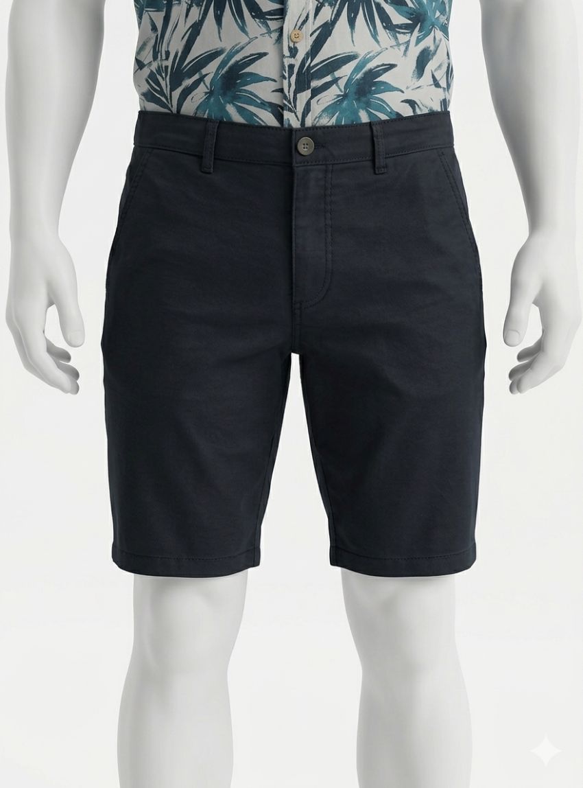 Pantalón corto azul marino de Dos Galgos