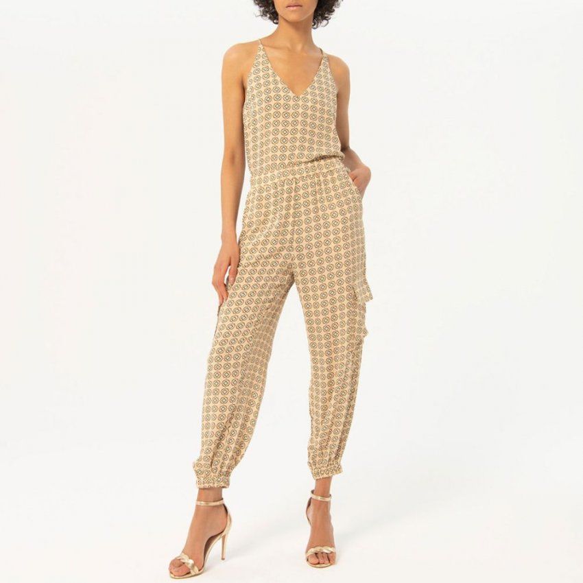 Pantalón estampado flor geométrica de Surkana