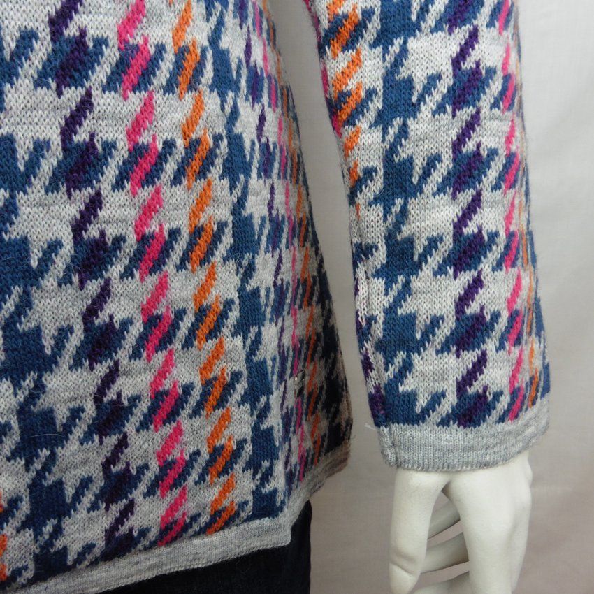 Chaqueta punto grueso pata gallo de WNT Collection