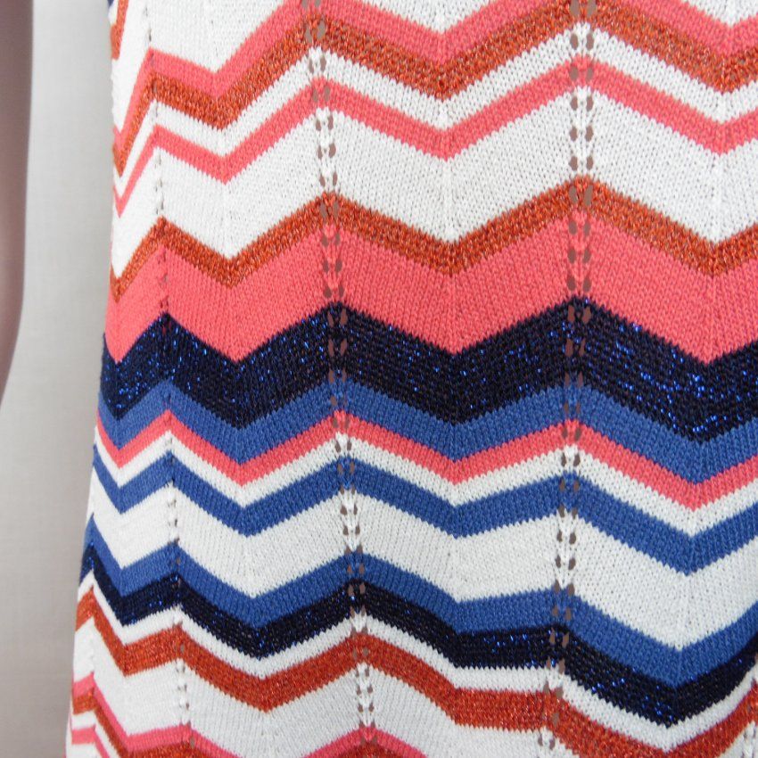 Vestido largo zigzag punto de WNT Collection