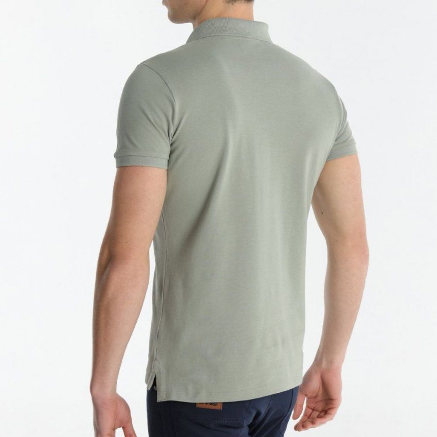 Polo piqué verde de Lois