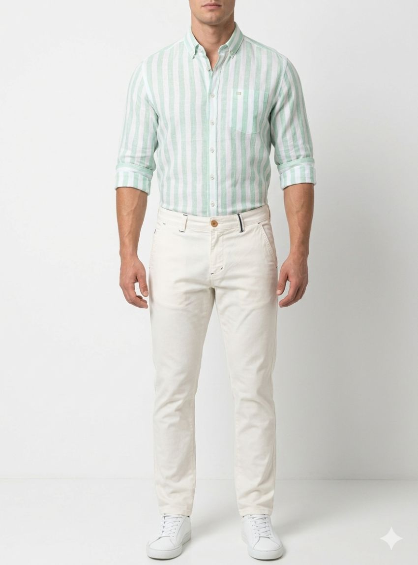 Pantalón blanco de Yellow Skin