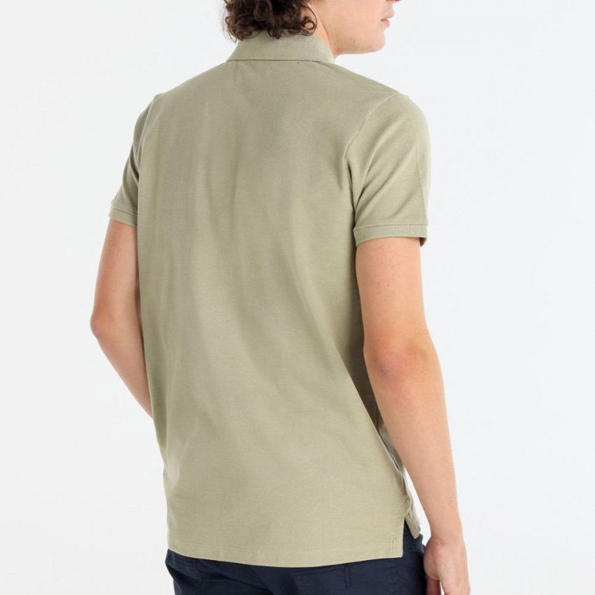 Polo piqué verde de Lois