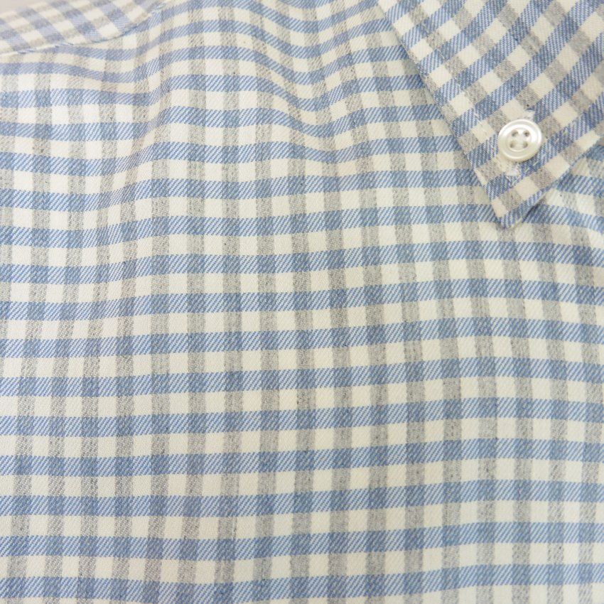 Camisa cuadros gris y azul de Corsare