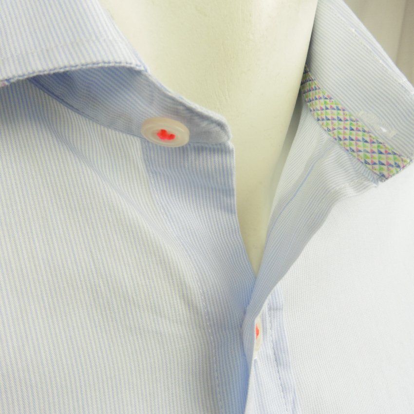 Camisa mil rayas hilo contraste de Corsare