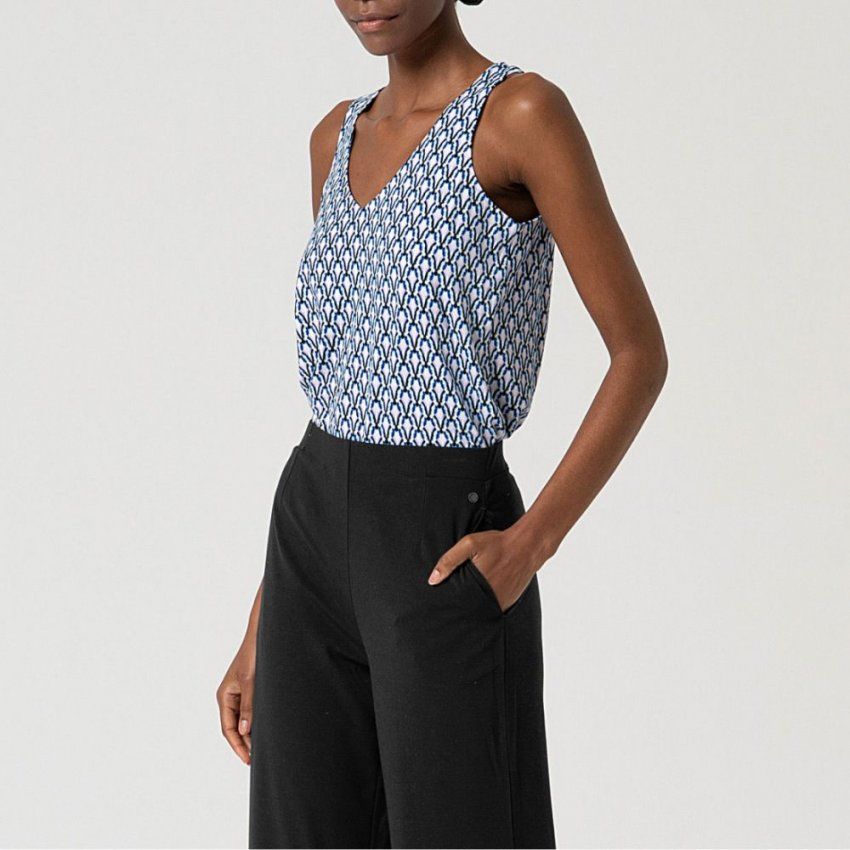 Pantalón viscosa negro de Surkana