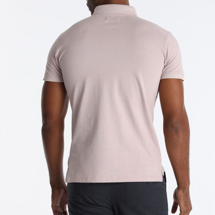 Polo piqué rosa claro de Lois