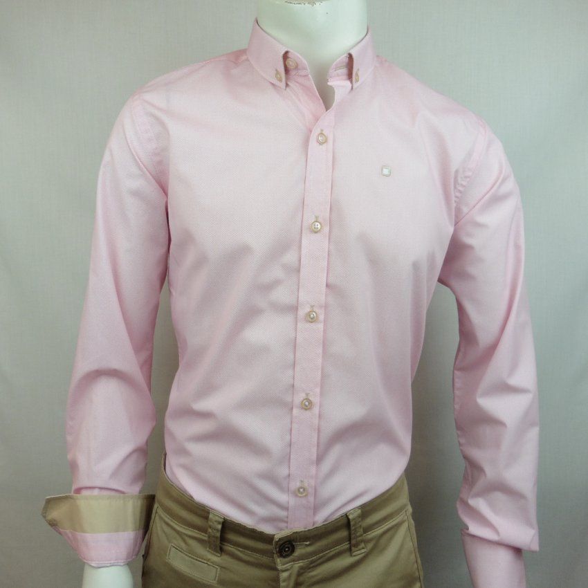 Camisa blanca dibujo rosa de Yellow Skin