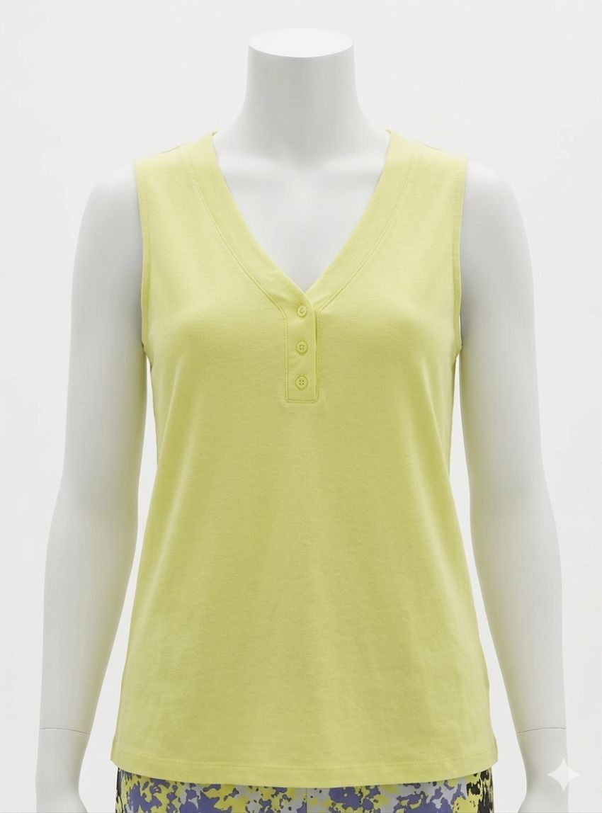 Camiseta escote pico lima de WNT Collection