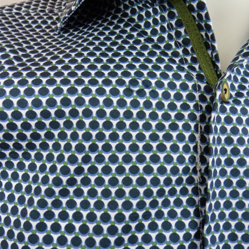 Camisa bolas azul marino de Yellow Skin