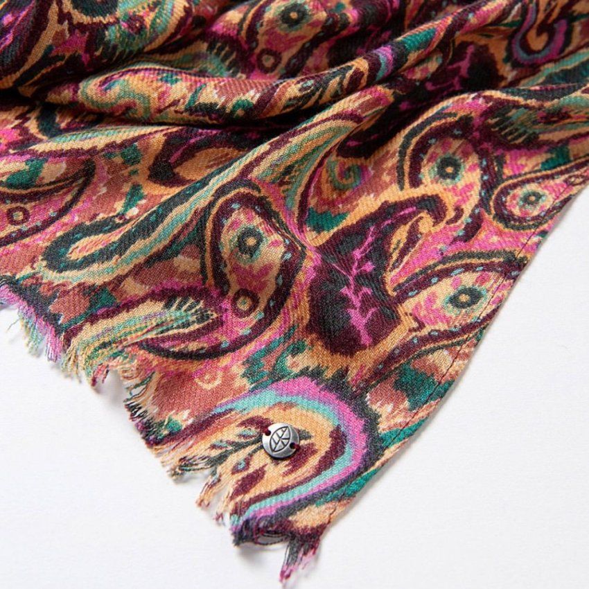 Foulard estampado cachemir de Surkana