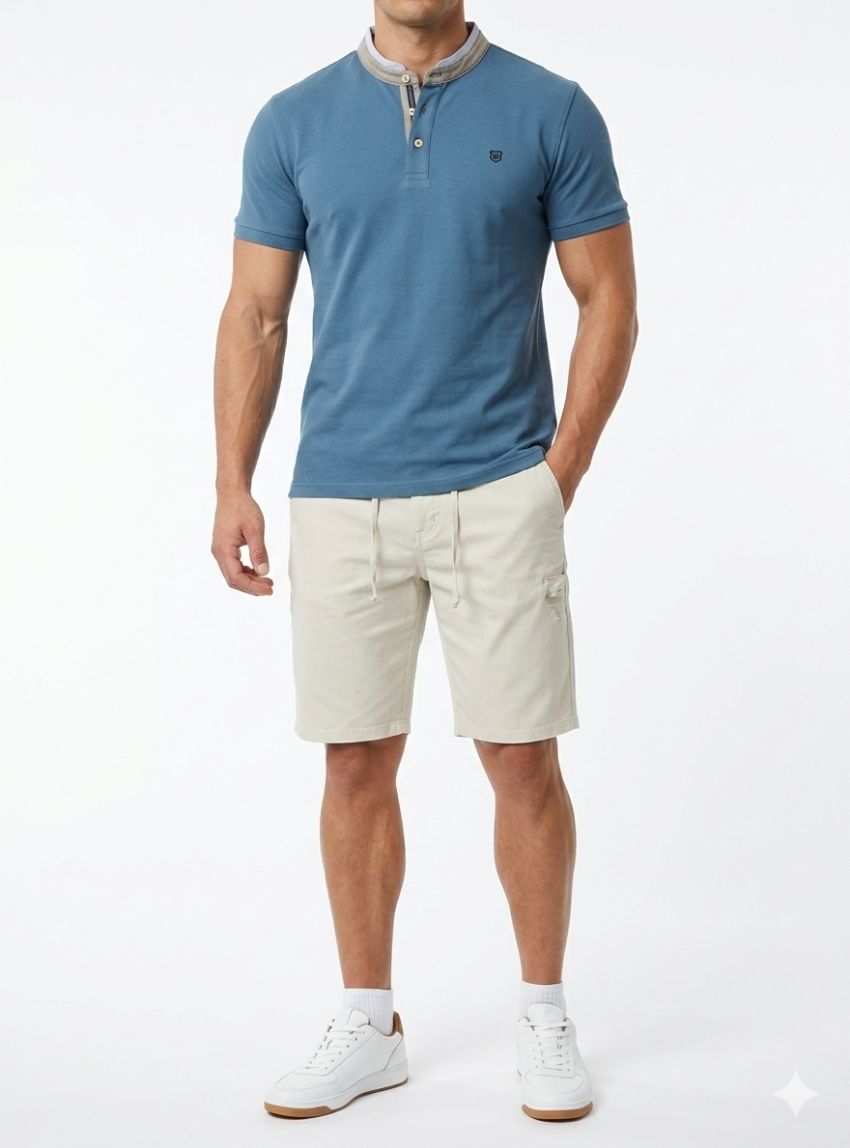 Polo maho azul de G54