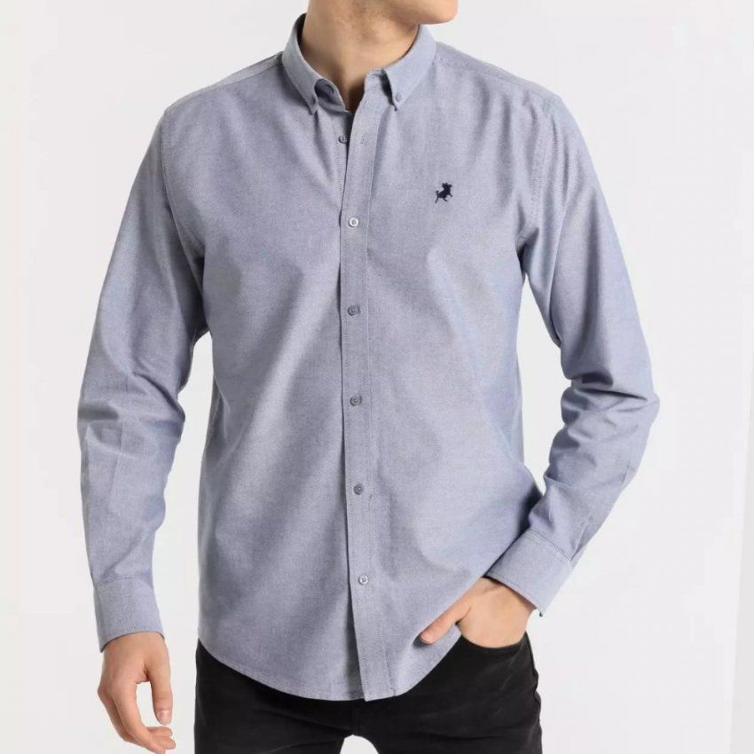 Camisa azul oxford de Lois