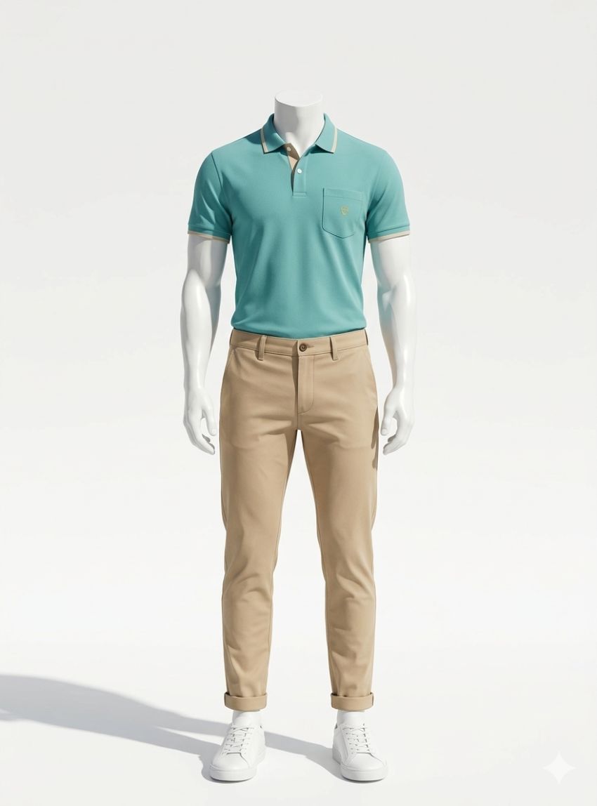 Polo turquesa de Tomé