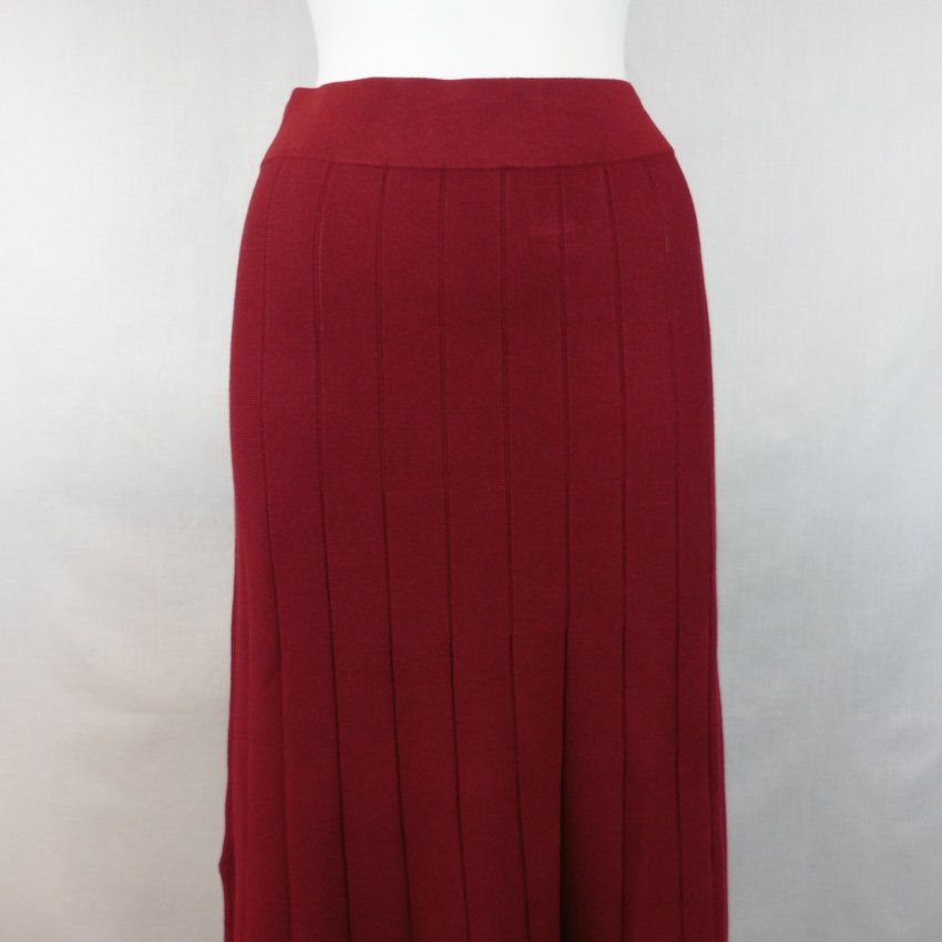 Falda de punto granate de WNT Collection