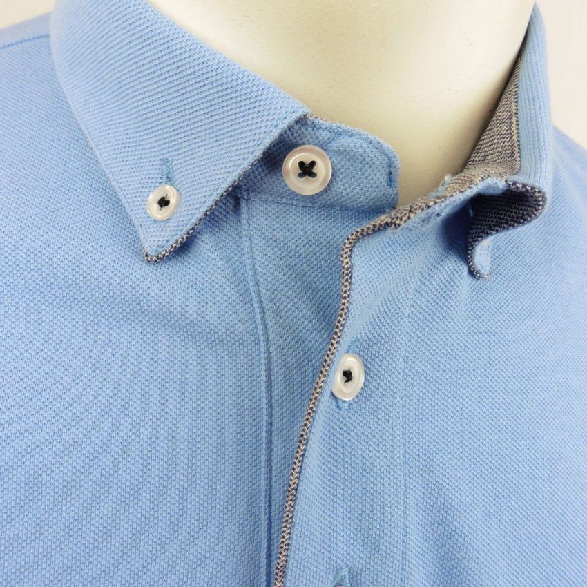 Polo azul claro de G54