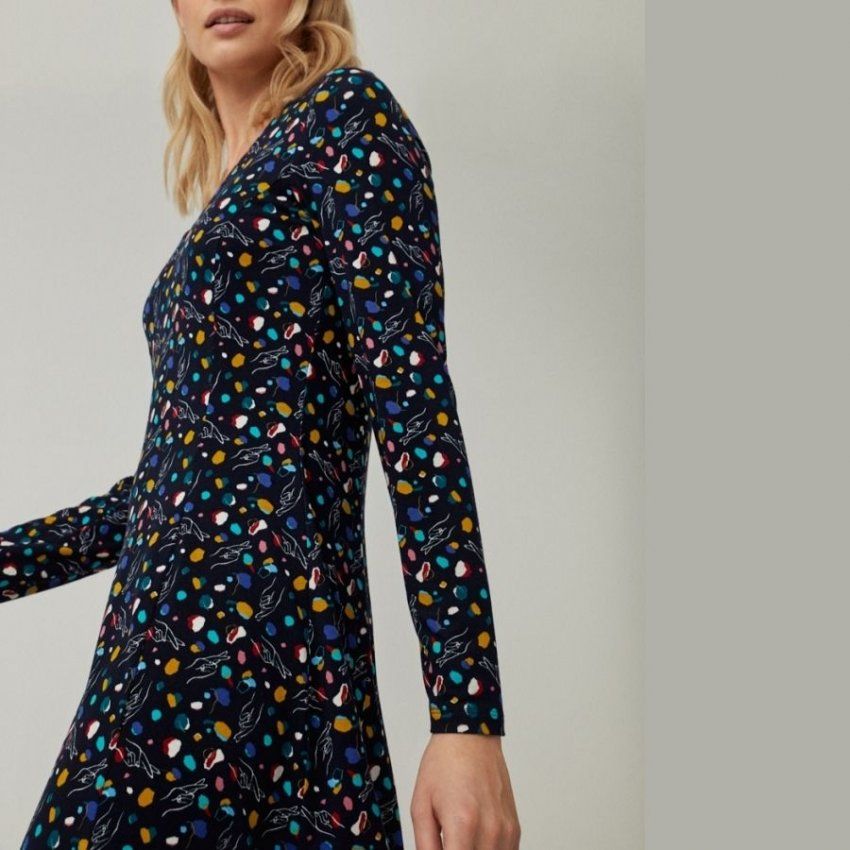 Vestido estampado suerte de Surrkana