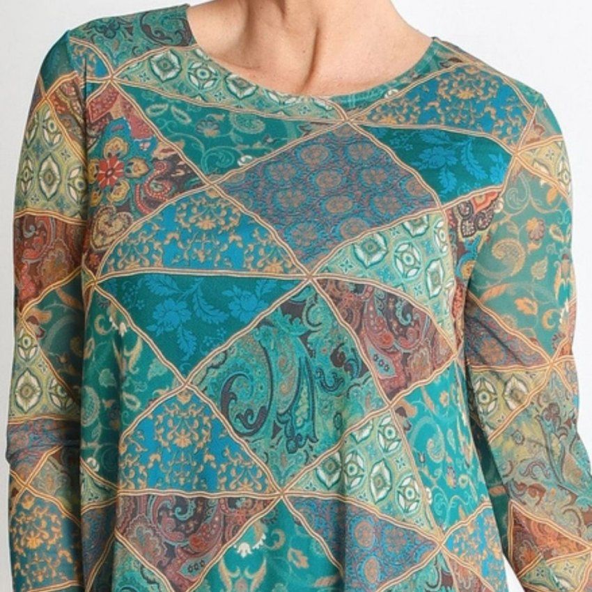 Camiseta tul estampado de Nayat