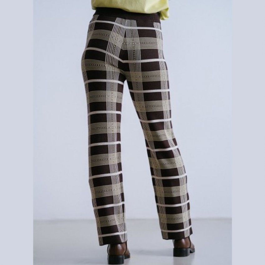 Pantalón punto cuadros de WNT Collection