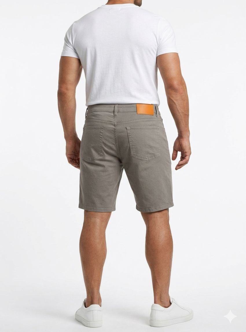 Pantalón corto 5 bolsillos gris de West Original & Co.