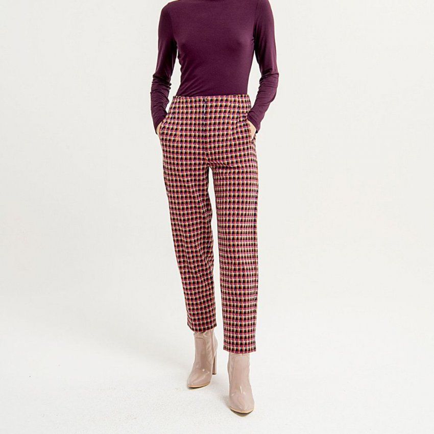 Pantalón cuadros multi color de Surkana
