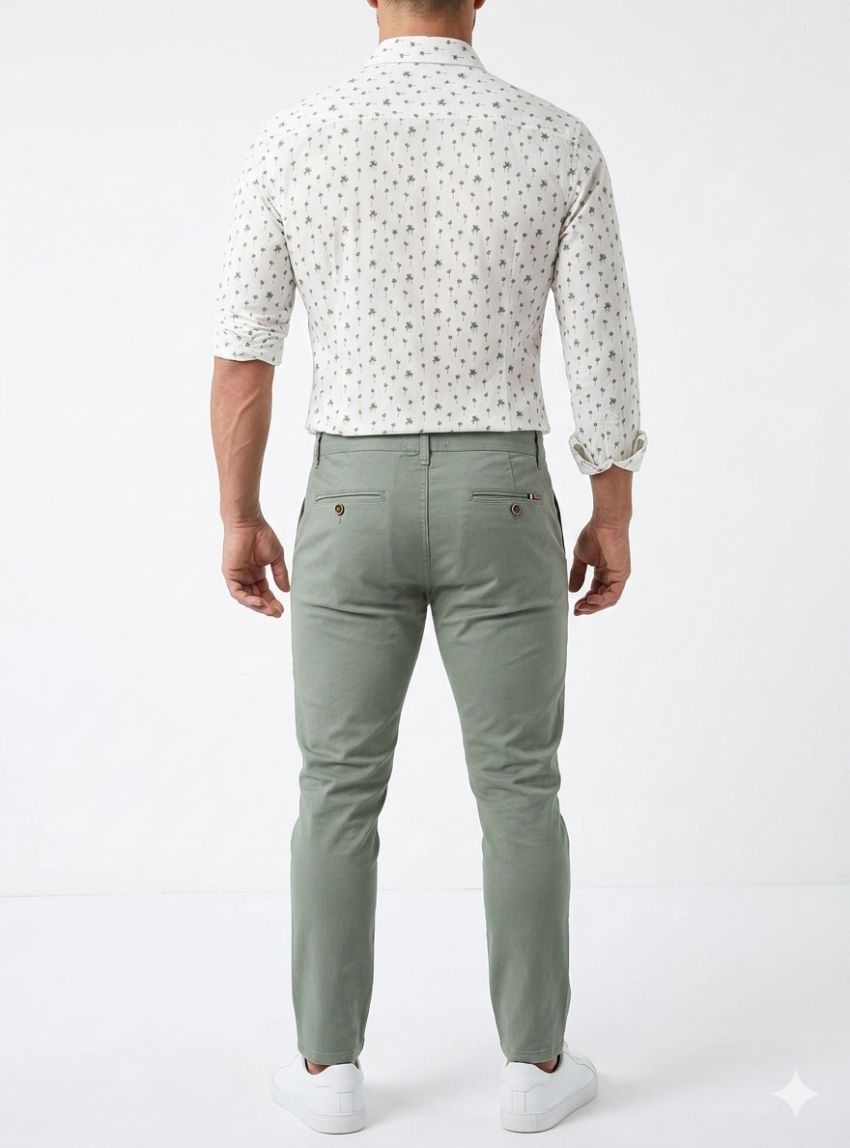 Pantalón verde de West