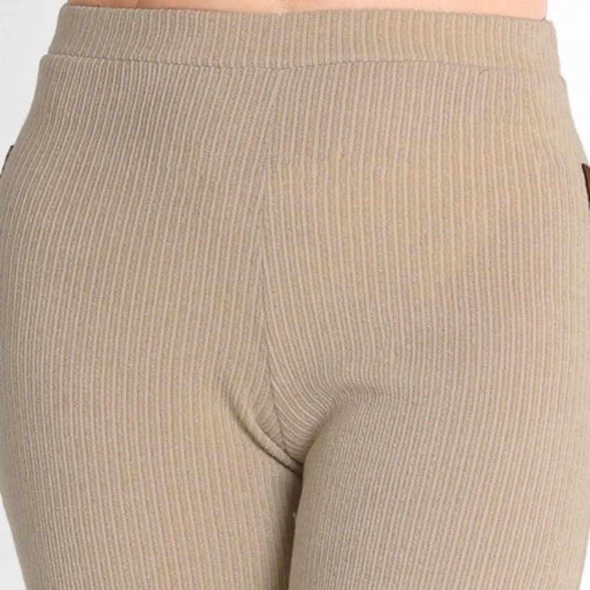 Pantalón de punto camel de Nayat