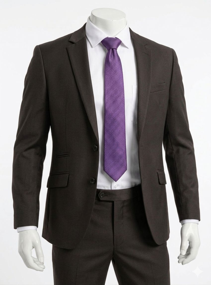 Traje negro de Javier Lobato