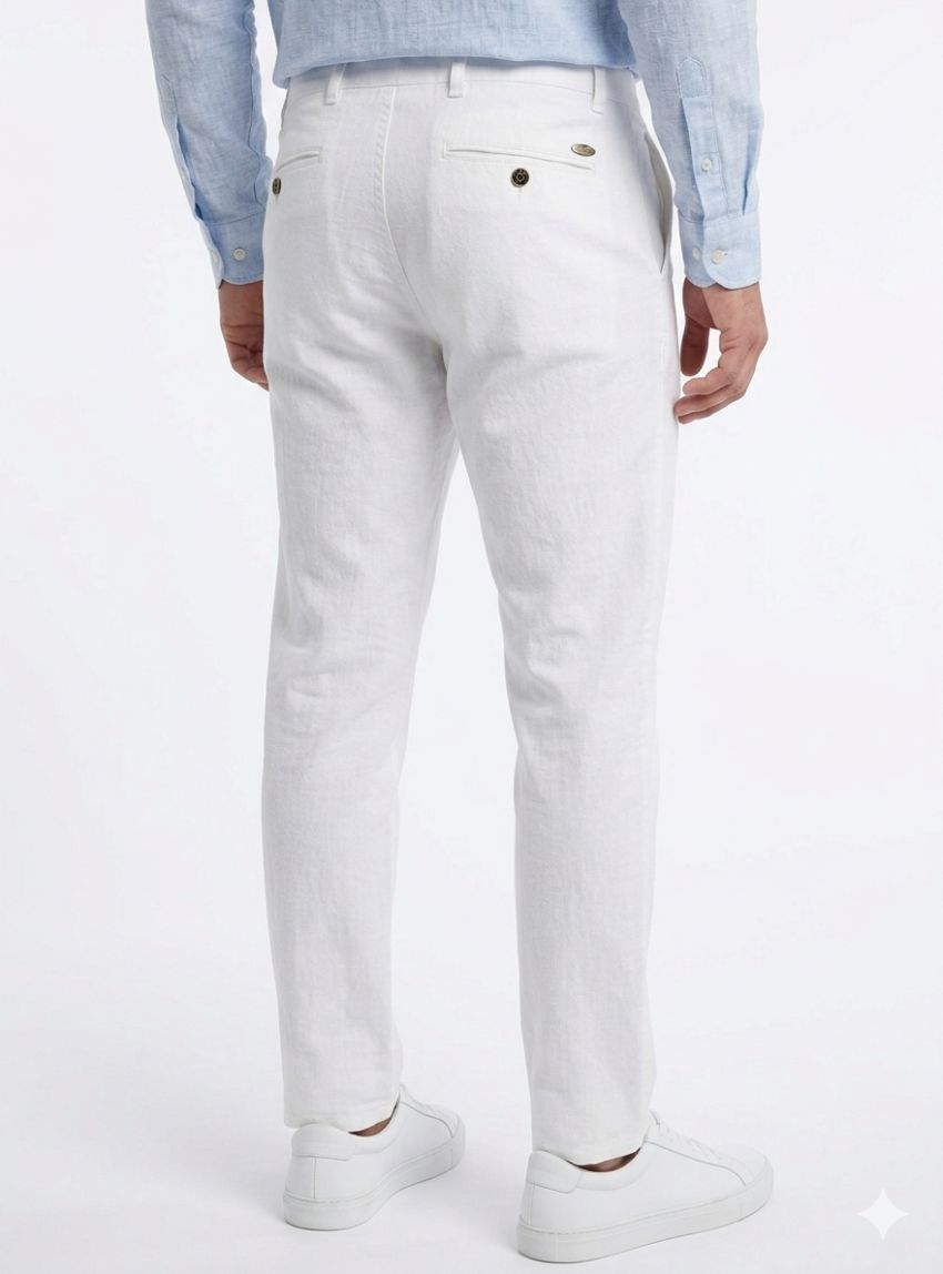 Pantalón blanco de Tayron's (2)