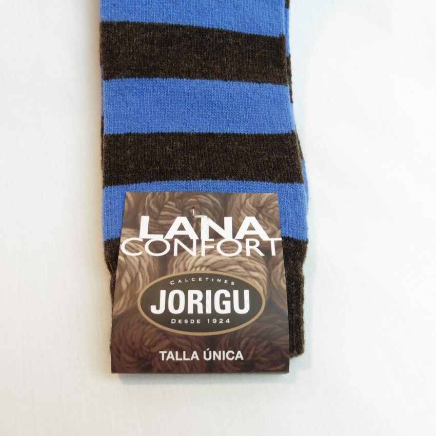 Calcetines rayas azules de Jorigu