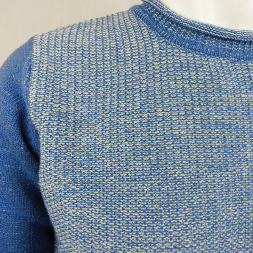 Jersey azul trama crudo de Tomé