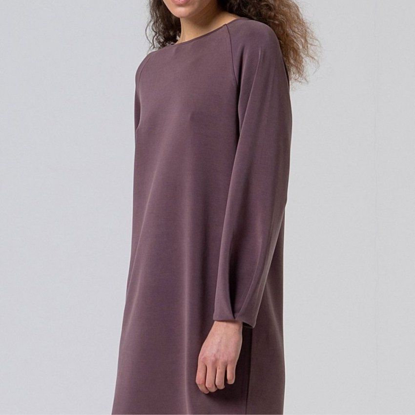 Vestido berenjena claro de Surkana