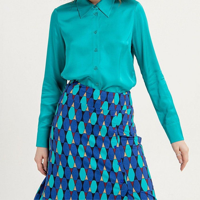 Falda rombos multi color de Surkana