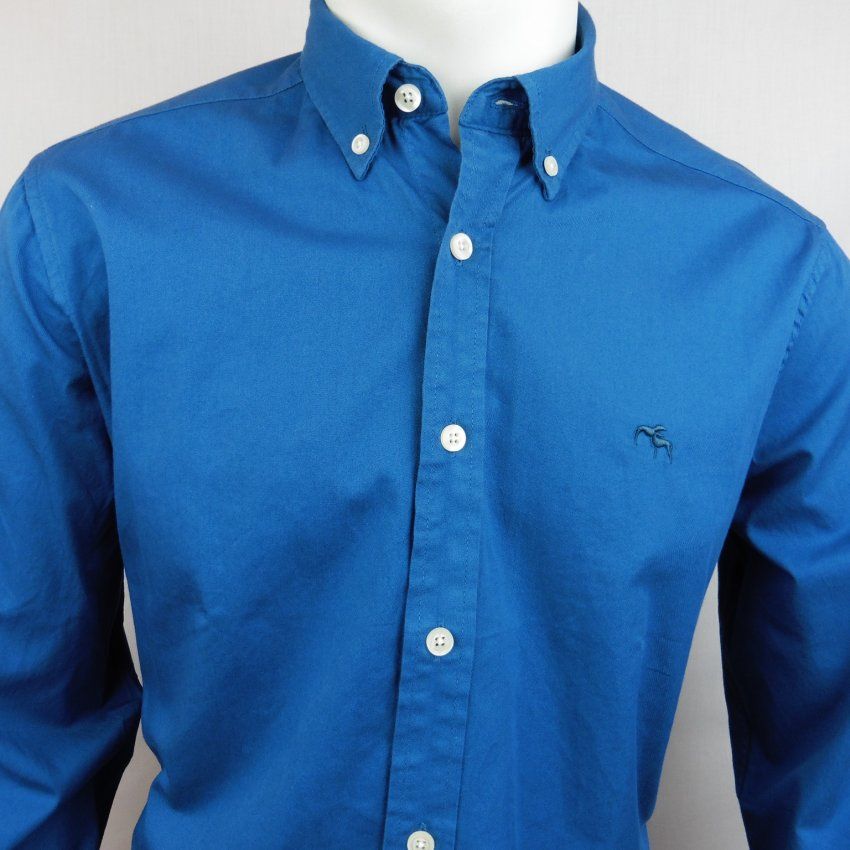 Camisa algodón azulon de Dos Galgos