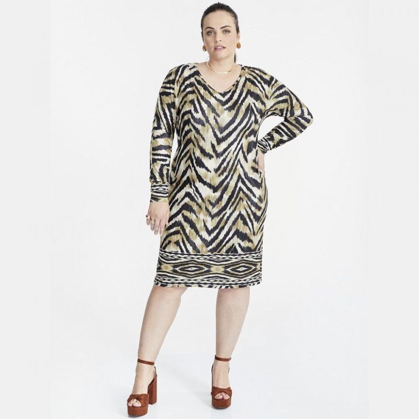 Vestido animal print de SPG Woman