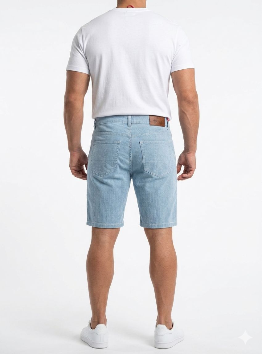 Pantalón corto mil rayas de Tomé