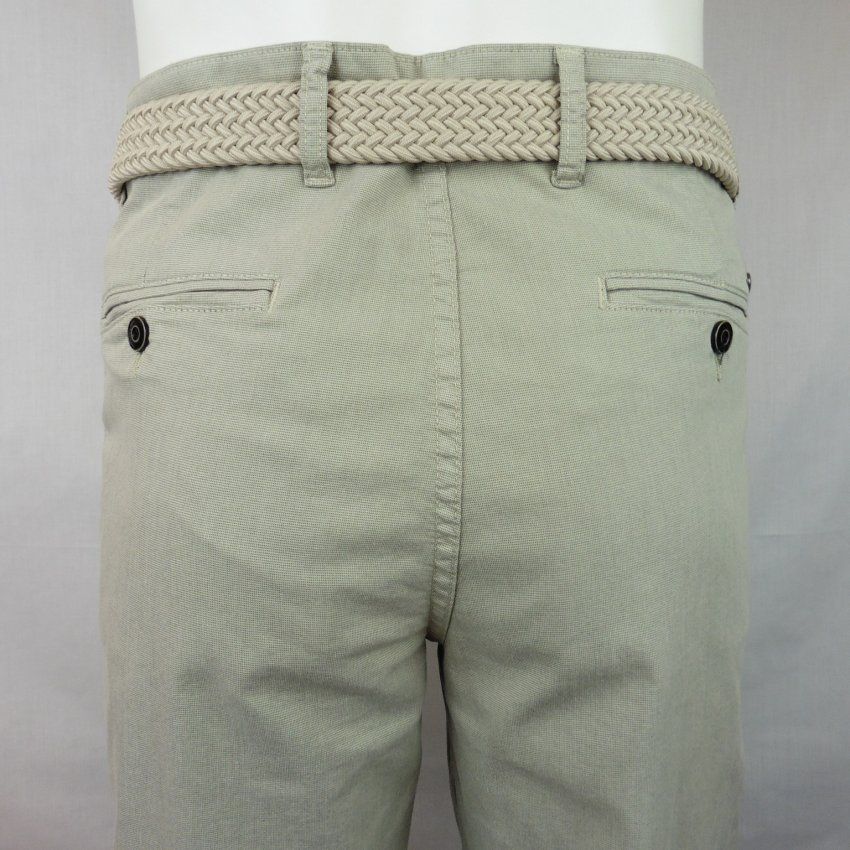 Pantalón micro dibujo beige de Tayron's
