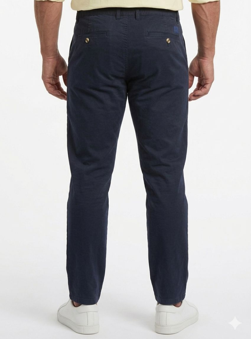 Pantalón goma azul marino de Dos Galgos