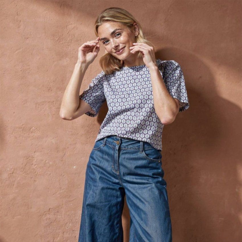 Camiseta estampado azul de Surkana