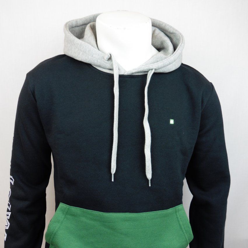 Sudadera azul marino con verde de Yellow Skin