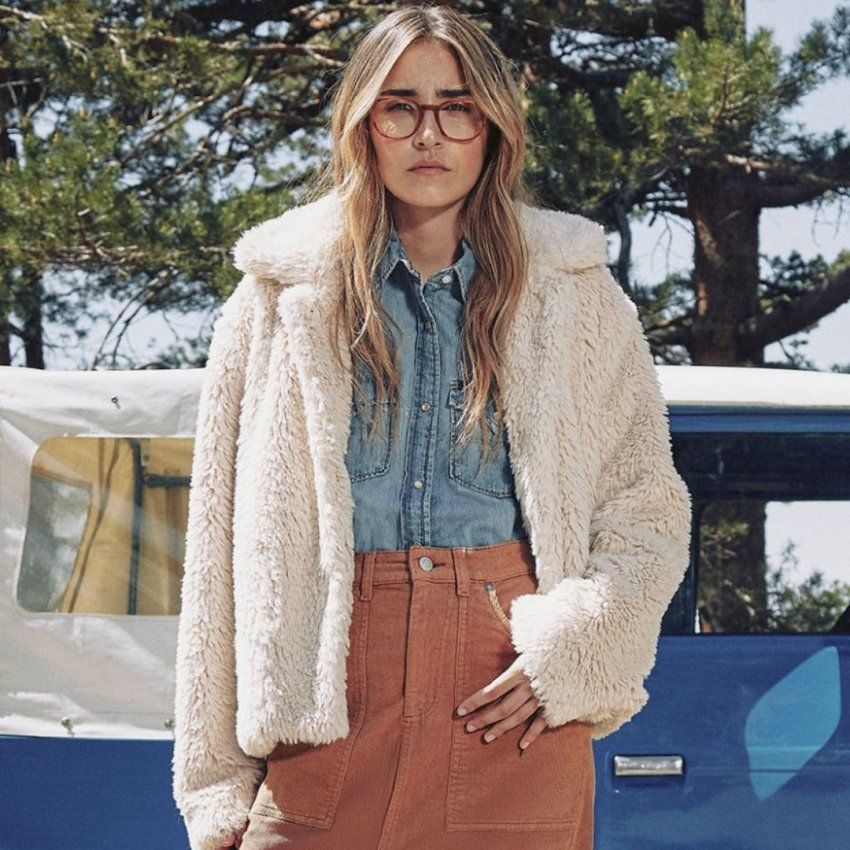 Cazadora pelo crudo de Lois