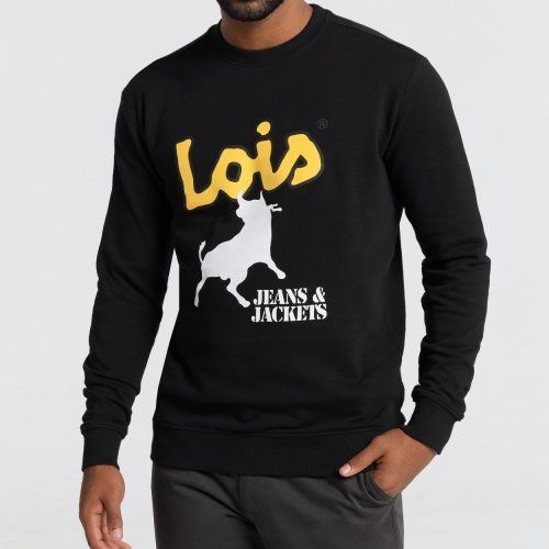 Sudadera toro negra de Lois