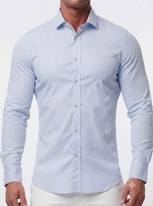 Camisa mil rayas hilo contraste de Corsare