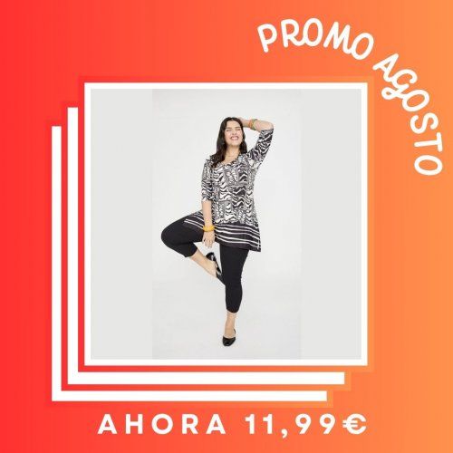 Pantalón tobillero canalé negro de SPG Woman