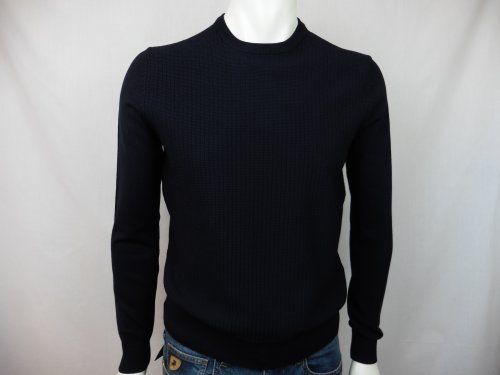 Jersey punto relieve azul marino de Dos Galgos