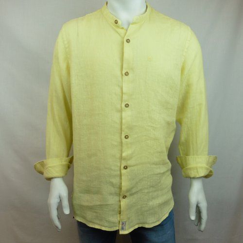 Camisa lino amarilla de Yellow Skin